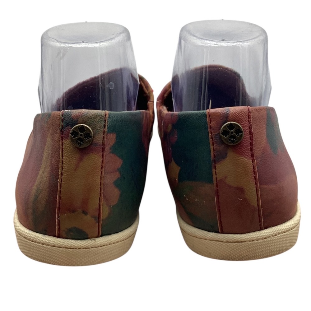 Patricia Nash Floral Slip-On Sneakers in Tan, Green - Picture 5 of 10